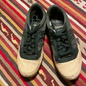 Saucony JAZZ LOW PRO Two Tone Suede/Textile Sneakers